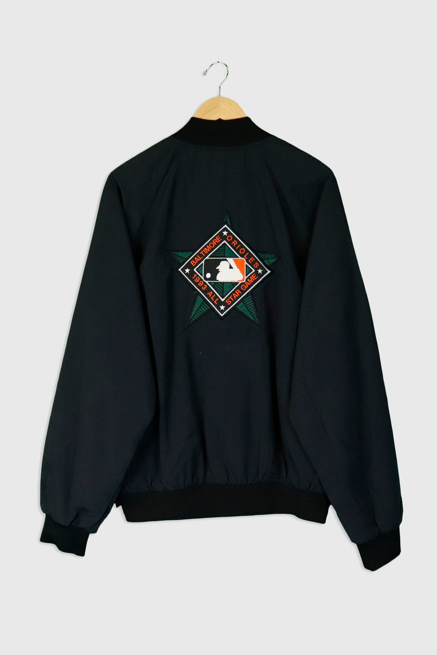 Vintage 1993 MLB Baltimore Orioles All Star Game Embroidered Jacket Sz XL
