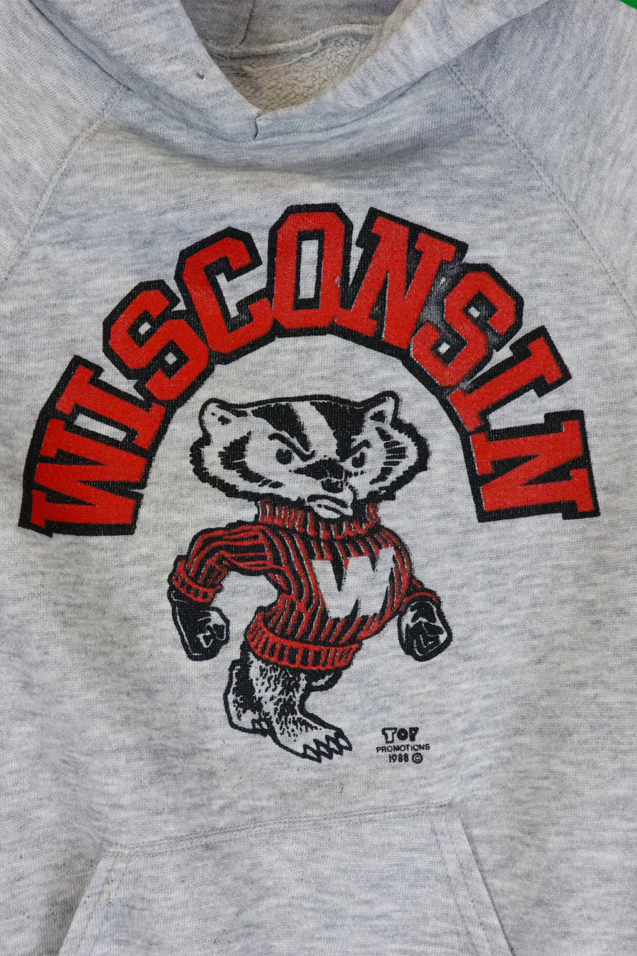 Vintage Wisconsin Badgers Football Vasity Sweatshirt Sz XL