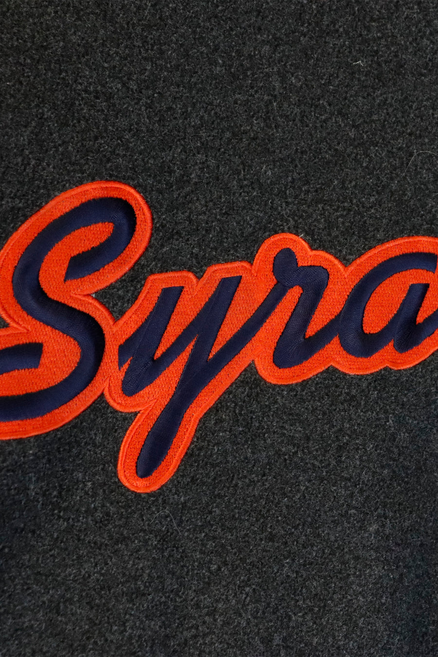Vintage Nike Syracuse Varsity Bomber Sweatshirt Sz M
