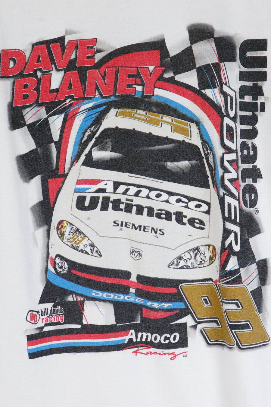 Vintage Dave Blaney #93 Racing T Shirt Sz L