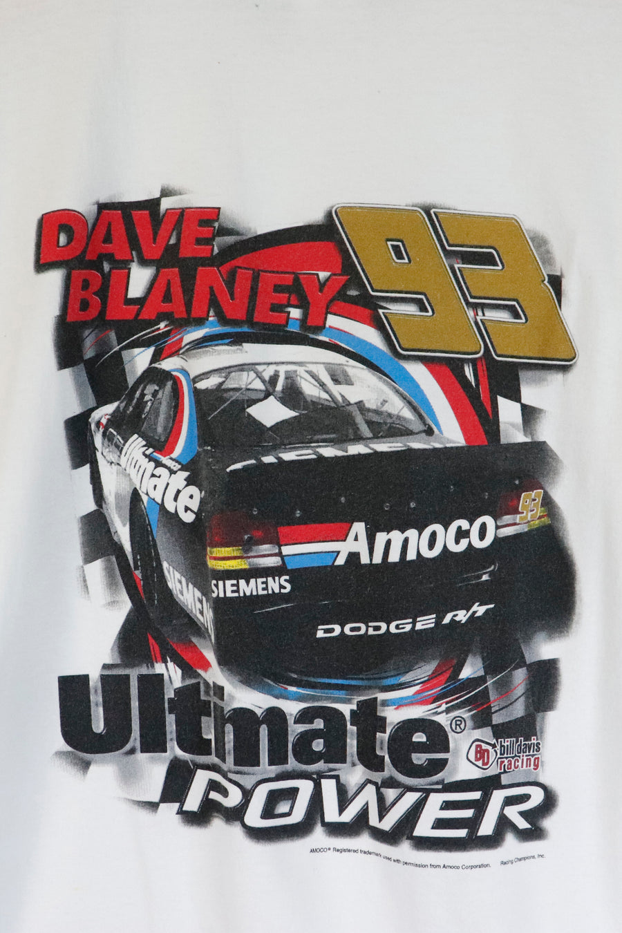 Vintage Dave Blaney #93 Racing T Shirt Sz L