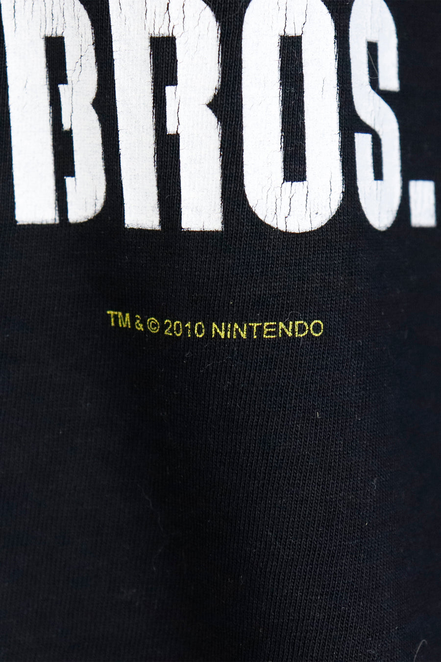 Vintage 2010 'New' Super Mario Bros. Vinyl T Shirt Sz XL