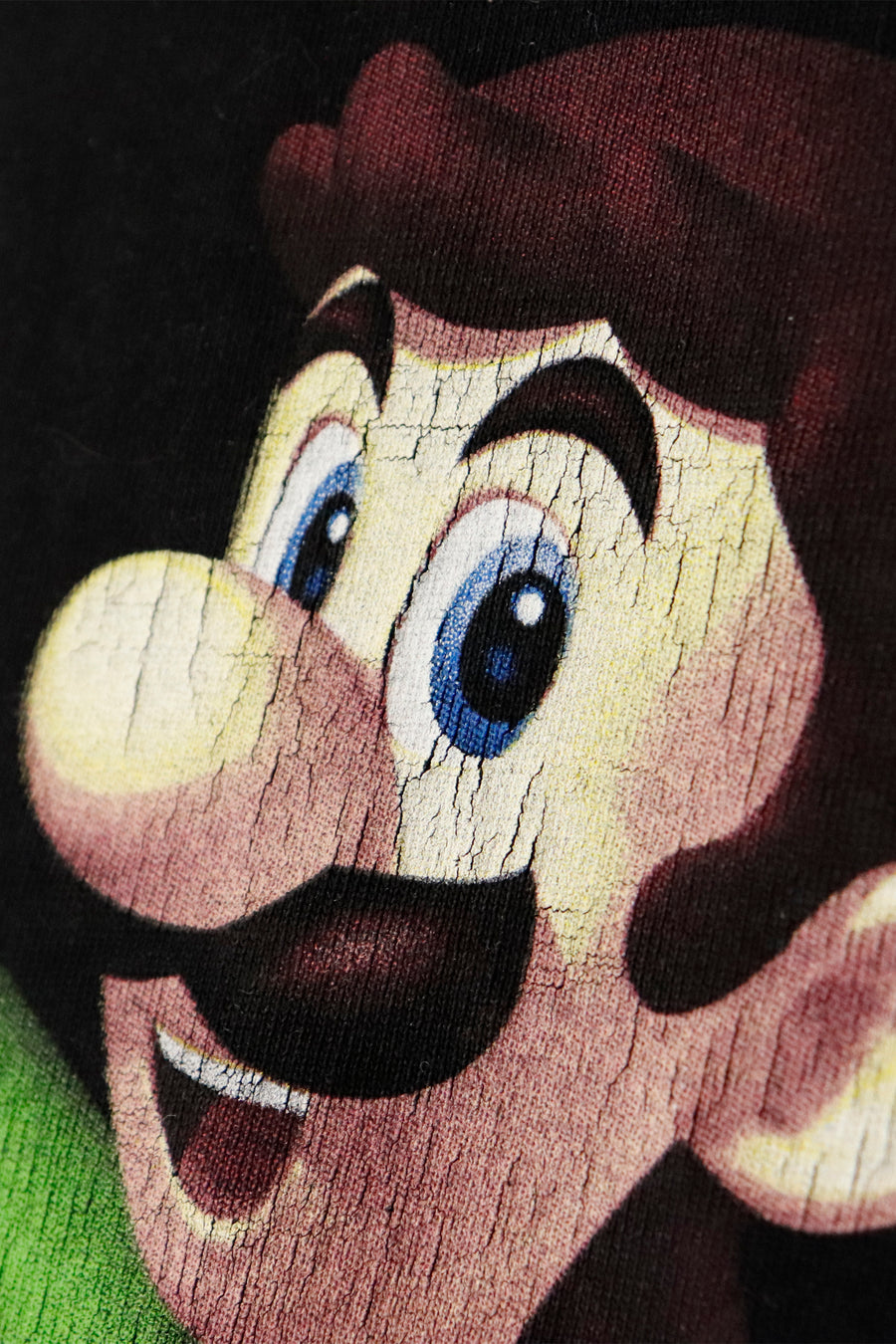 Vintage 2010 'New' Super Mario Bros. Vinyl T Shirt Sz XL