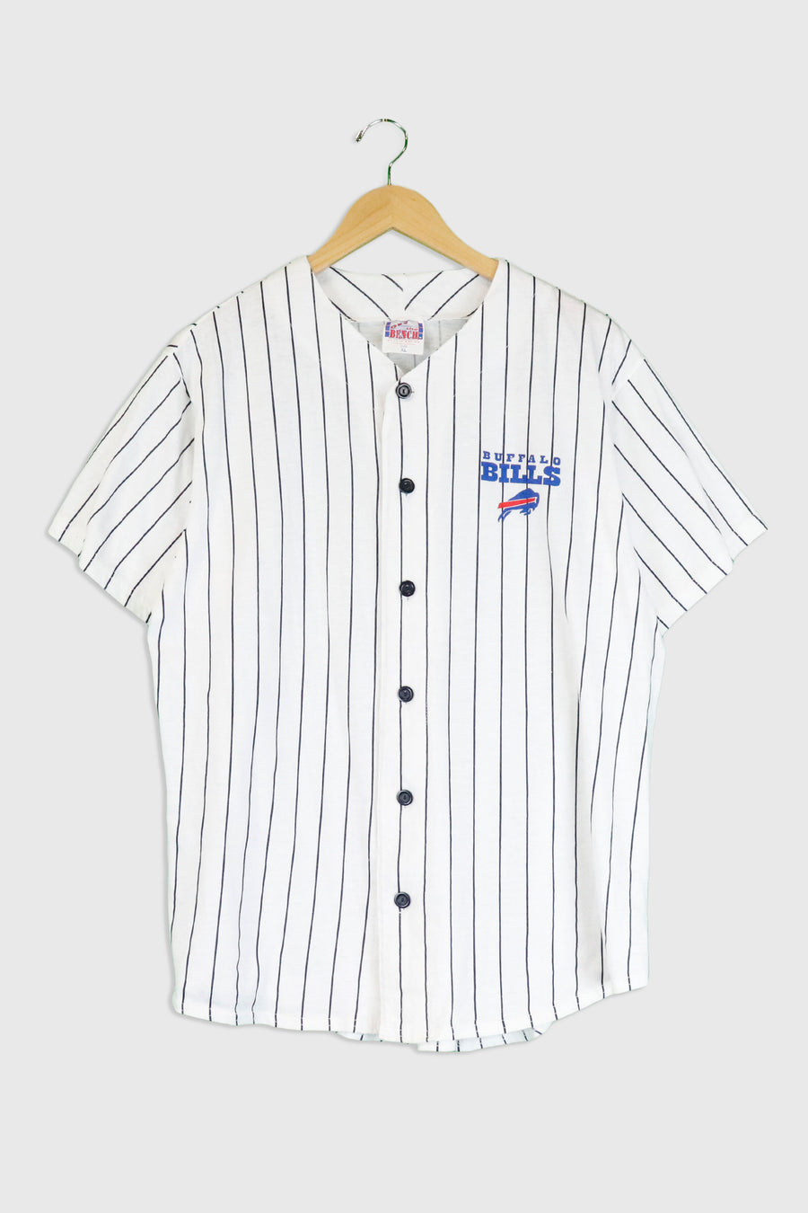 Vintage Buffalo Bills Duel Colour Striped Jersy Sz XL