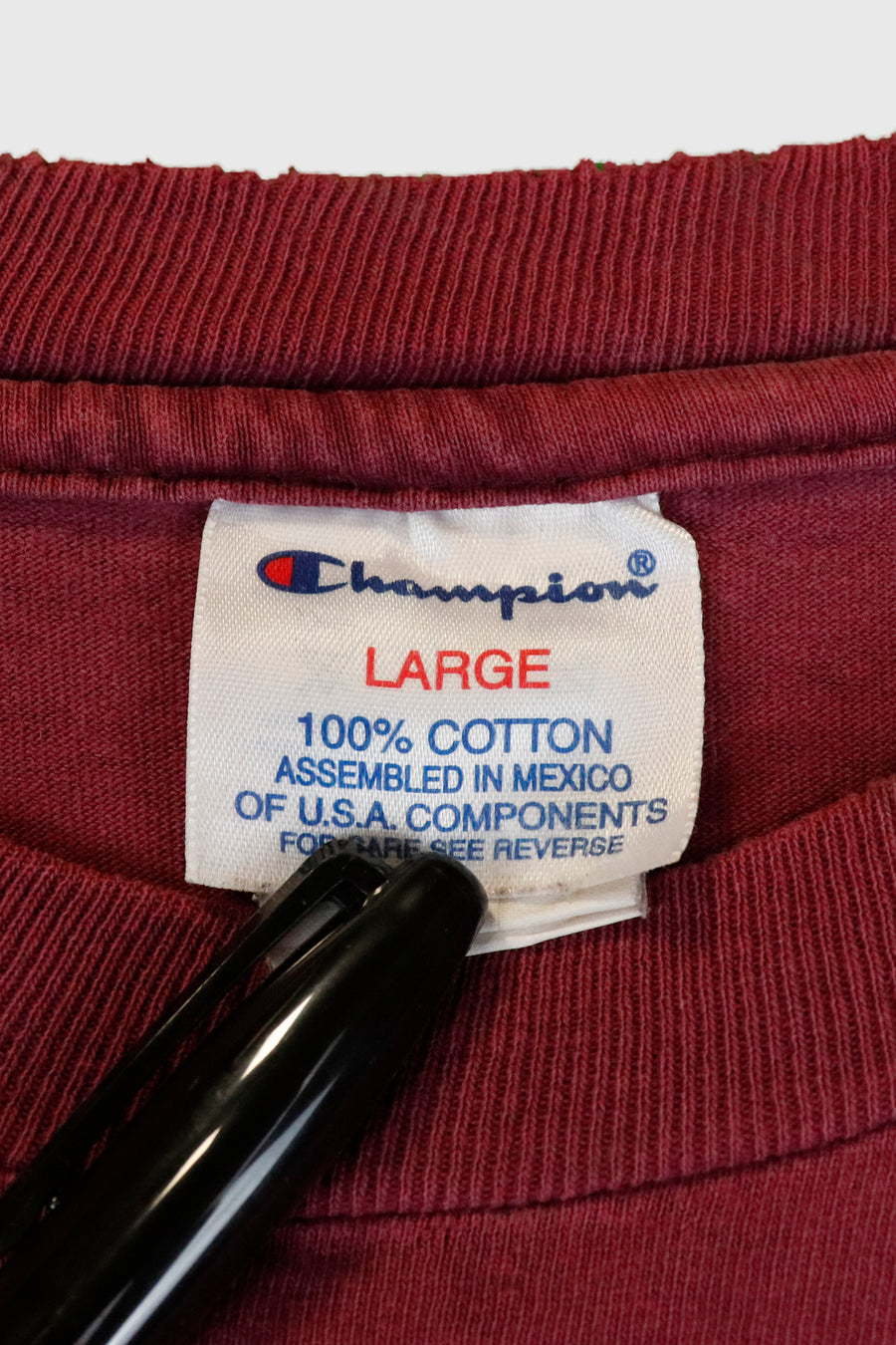 Vintage Champion Harvard 'Ve-Ri-Tas'  Vinyl T Shirt Sz L