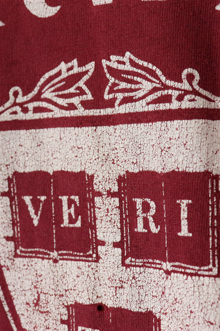 Vintage Champion Harvard 'Ve-Ri-Tas'  Vinyl T Shirt Sz L