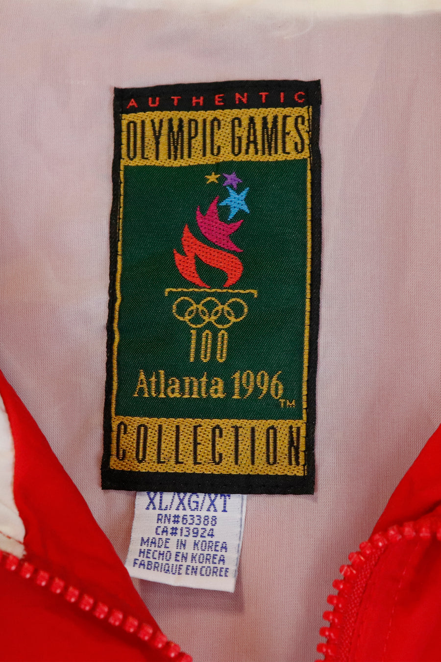 Vintage 1996 Logo 7 Atlanta USA Olympic Games Jacket Sz XL