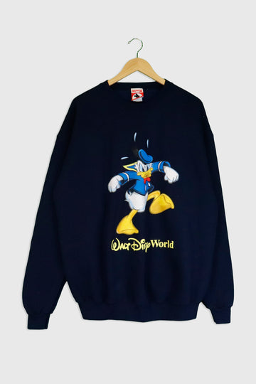 Vintage Walt Disney World Donald Duck Sweatshirt Sz XL