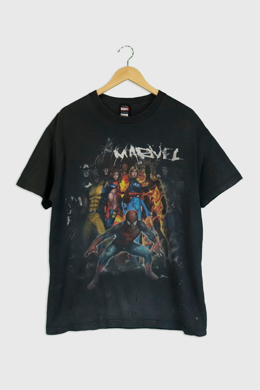 Vintage Marvel Mad Engine T Shirt Sz L