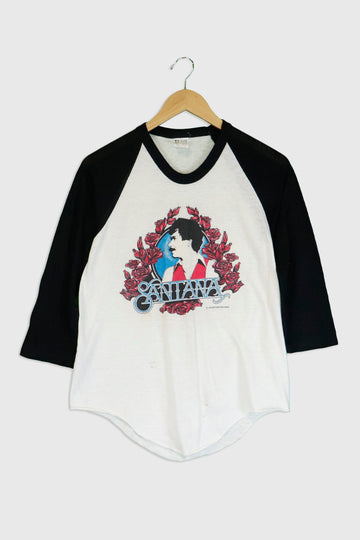 Vintage 1979 Santana Graphic Baseball T Shirt Sz L