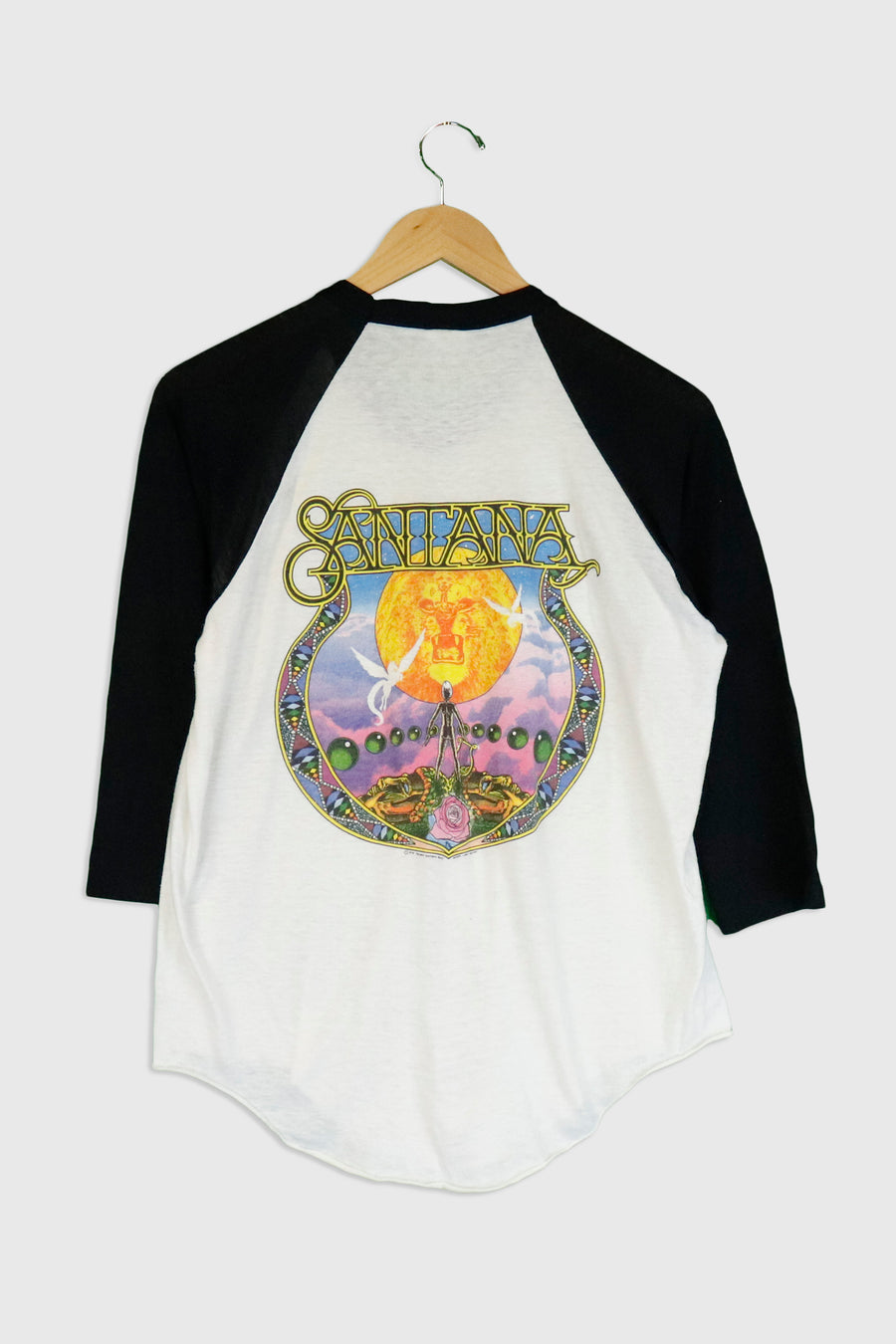 Vintage 1979 Santana Graphic Baseball T Shirt Sz L