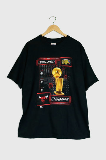 Vintage1998 NBA Chicago Bulls 6 Time Champ T Shirt Sz XL