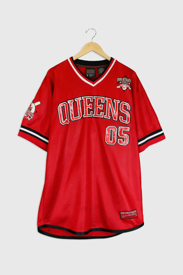Vintage 1992 Fubu Queens Baseball Jersey Sz L