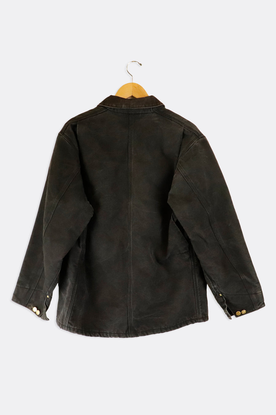 Vintage Carhartt Blanket Lined Chore Brown Corduroy Jacket Sz XL