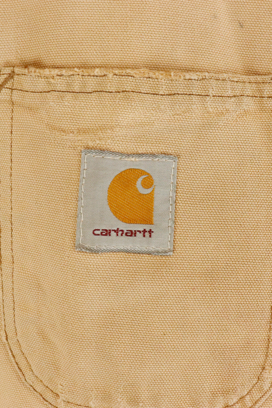 Vintage Carhartt Red Lined Chore Corduroy Collared Jacket Sz XL