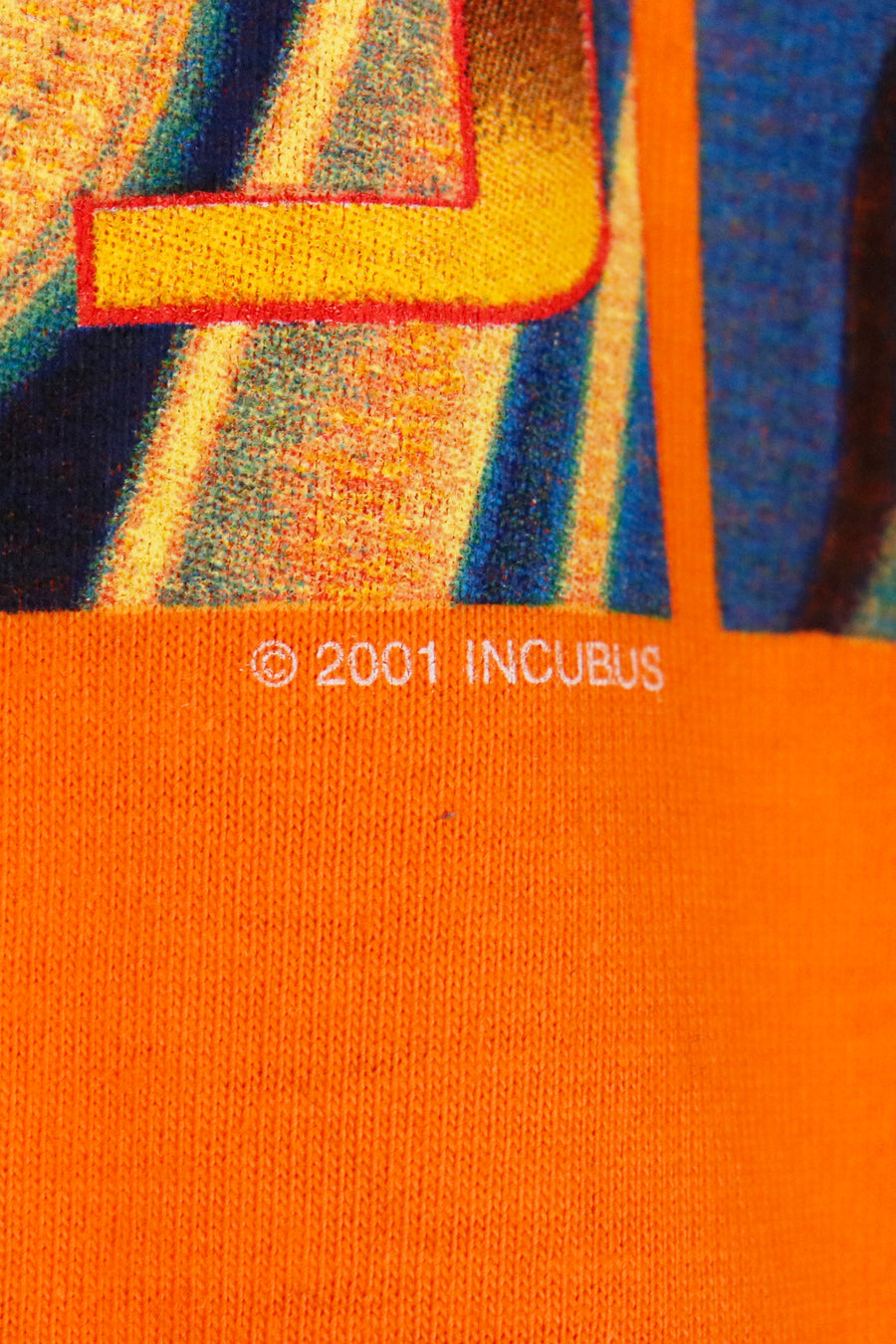 Vintage 2001 Incubus Rectangle Front Graphic Deadstock T Shirt Sz XL