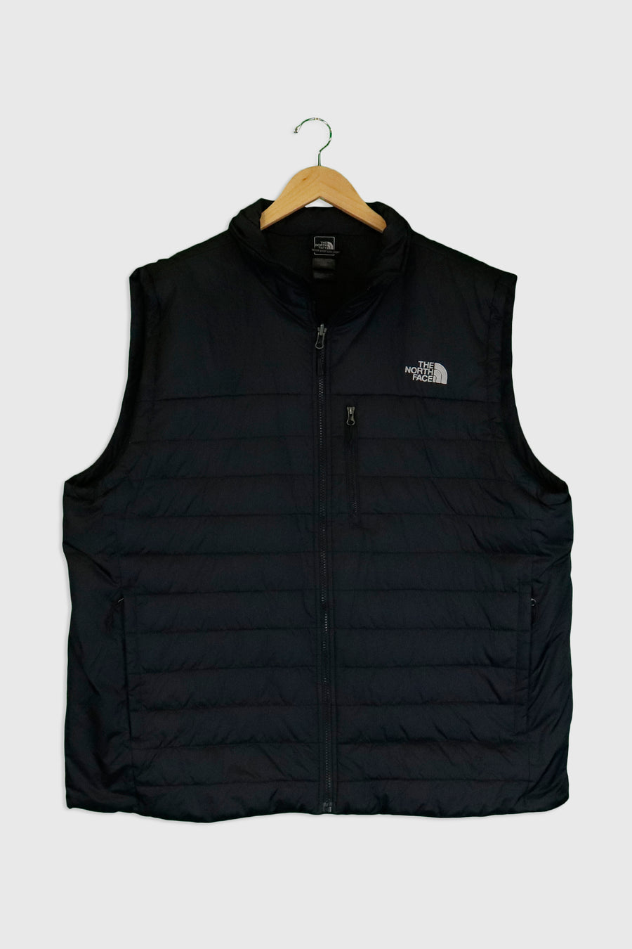 Vintage The North Face Quilted Full Zip Vest Sz 2XL