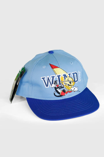 Vintage Looney Tunes Sylvester And Tweety Windsurfing Snapback Hat