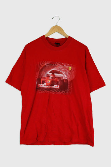 Vintage Racing Ferrari T Shirt Sz XL
