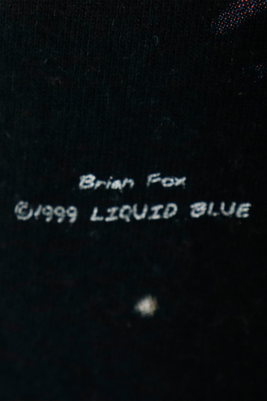 Vintage Liquid Blue Zebra T Shirt Sz 2XL