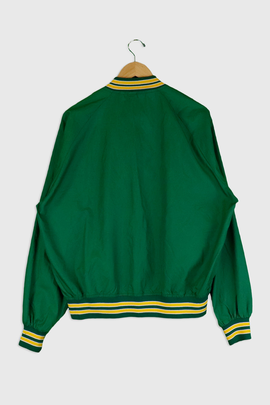 Vintage NFL Packers Varcity Button Up Lightweight Jacket Sz XL