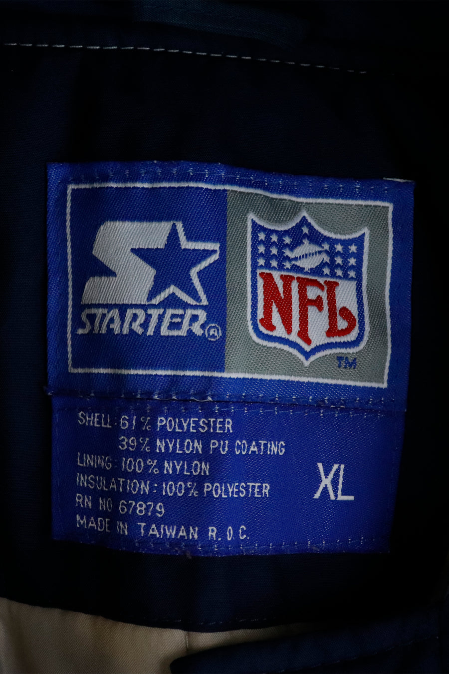 Vintage NFL Cowboys Insulated Jacket Sz XL