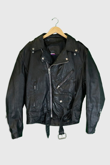 Vintage Motorcycle Made in US Leather Jacket