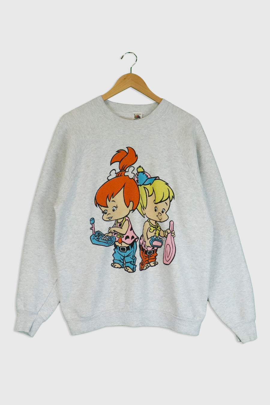Vintage Flintstones Pebbles And Bambam Sweatshirt Sz XL