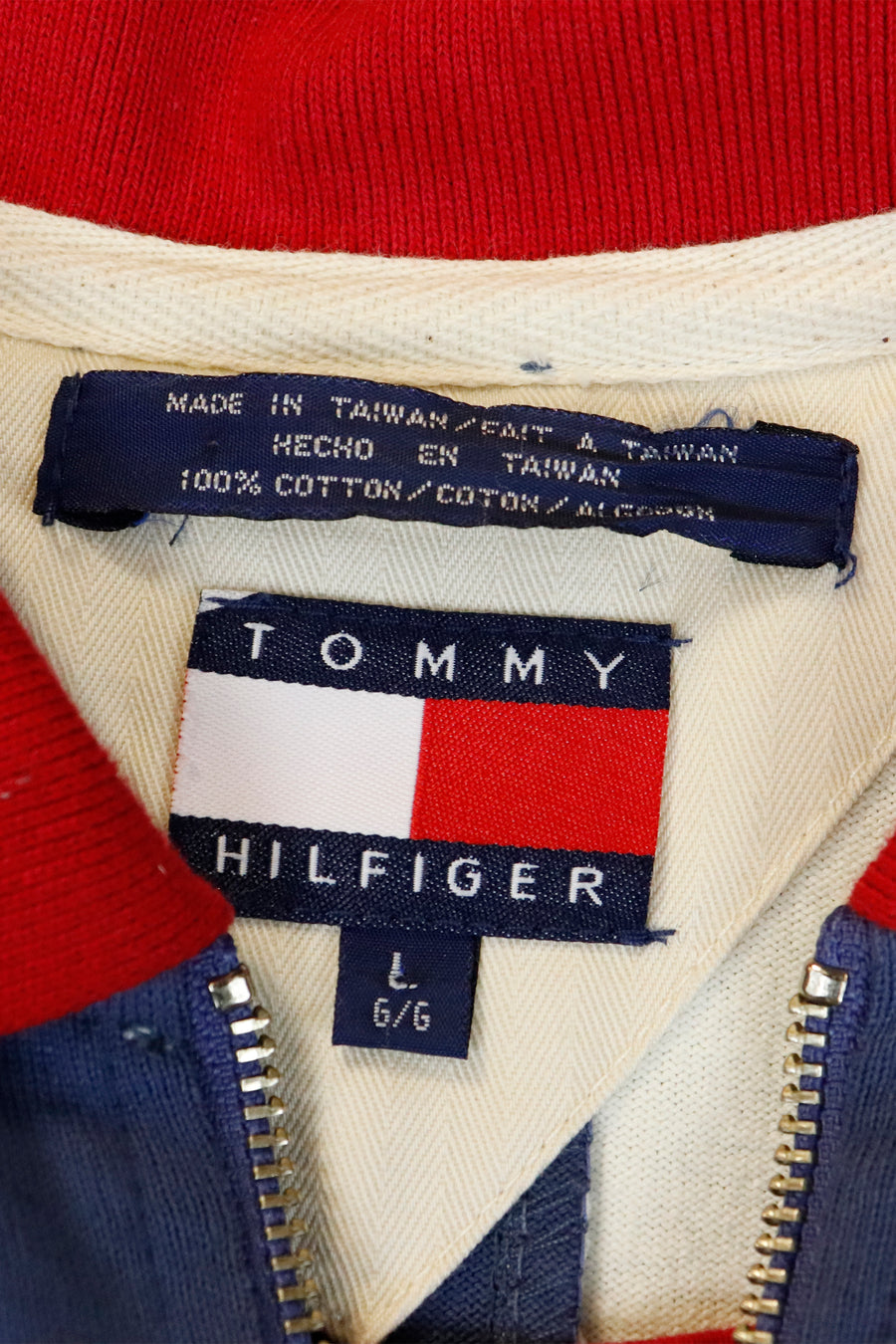 Vintage Tommy Hilfiger Surfwear 'Custom Made Surfboards' T Shirt Sz L