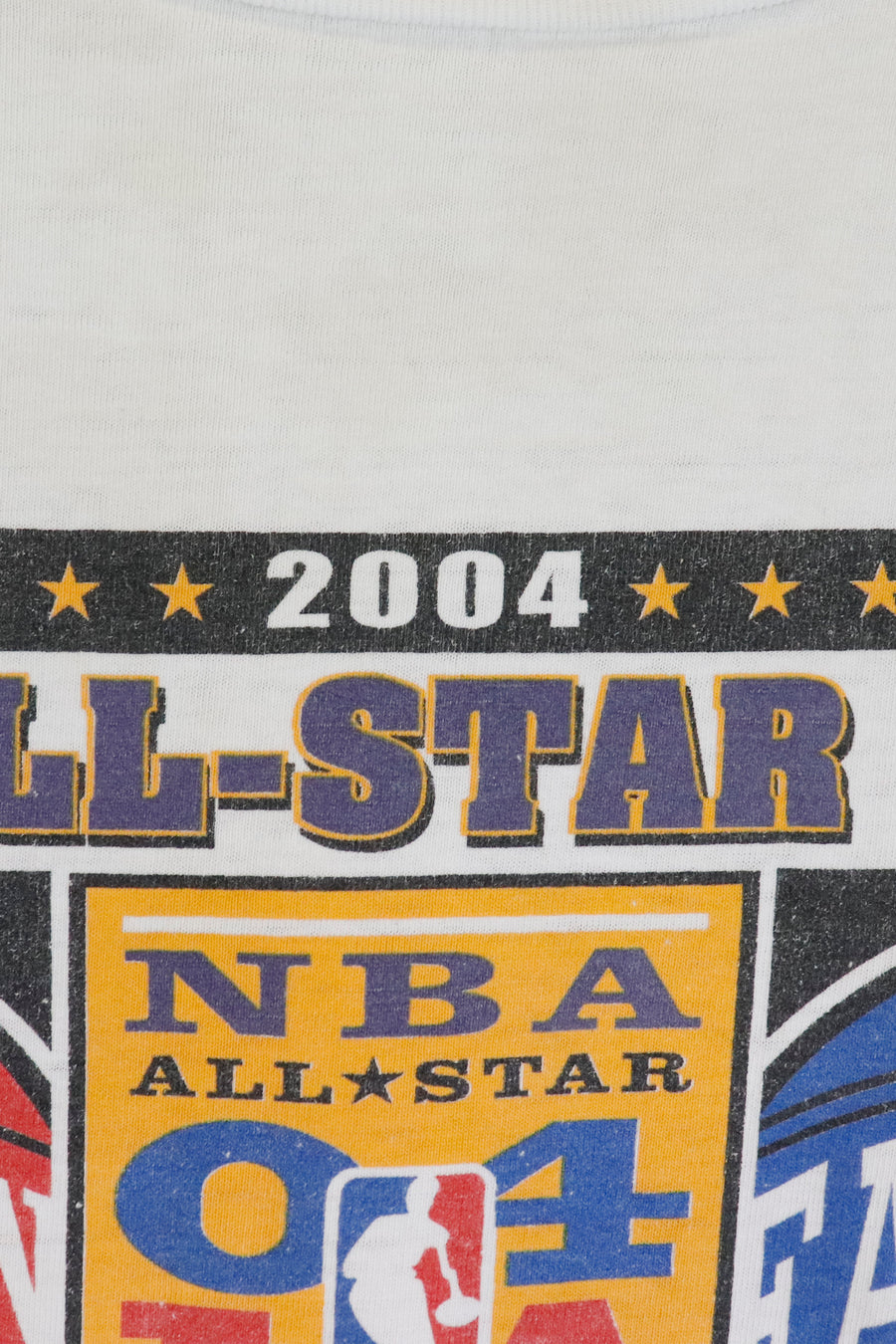 Vintage 2004 NBA All-Star Game Graphic T Shirt Sz XL
