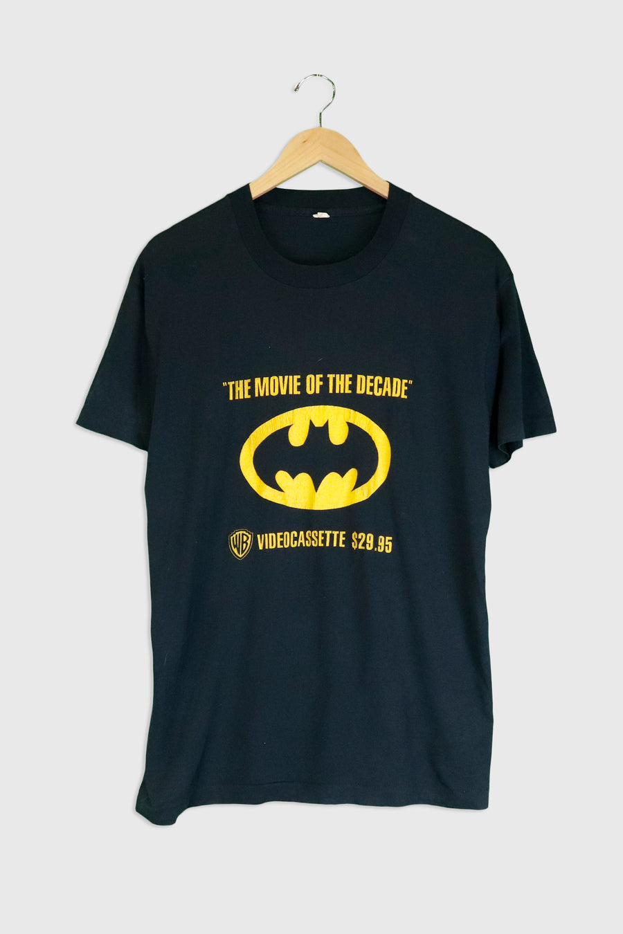 Vintage Batman 'Videocassette' T Shirt Sz XL