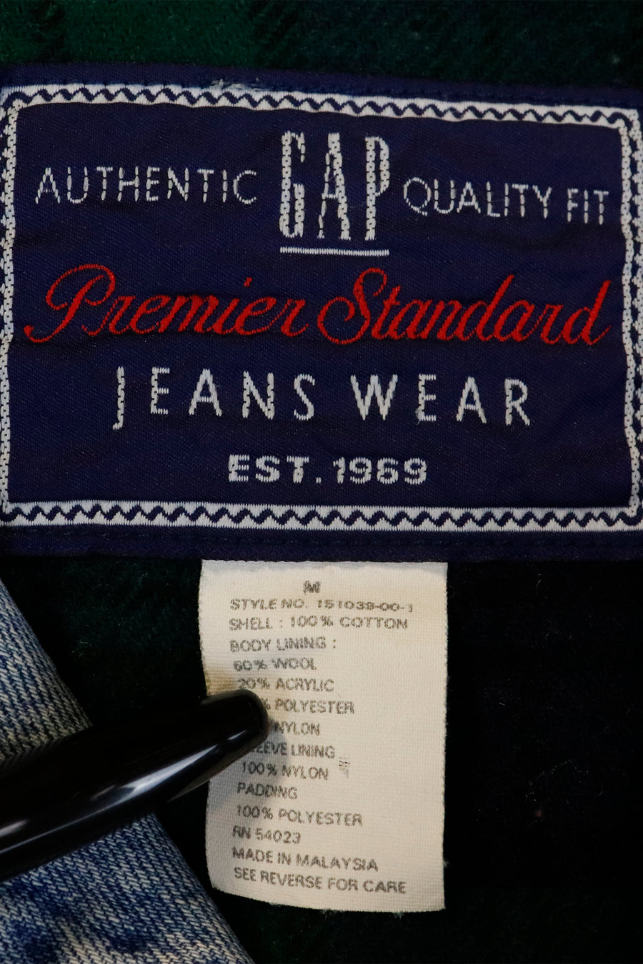 Vintage Gap Jeanswear Denim Jacket Sz M