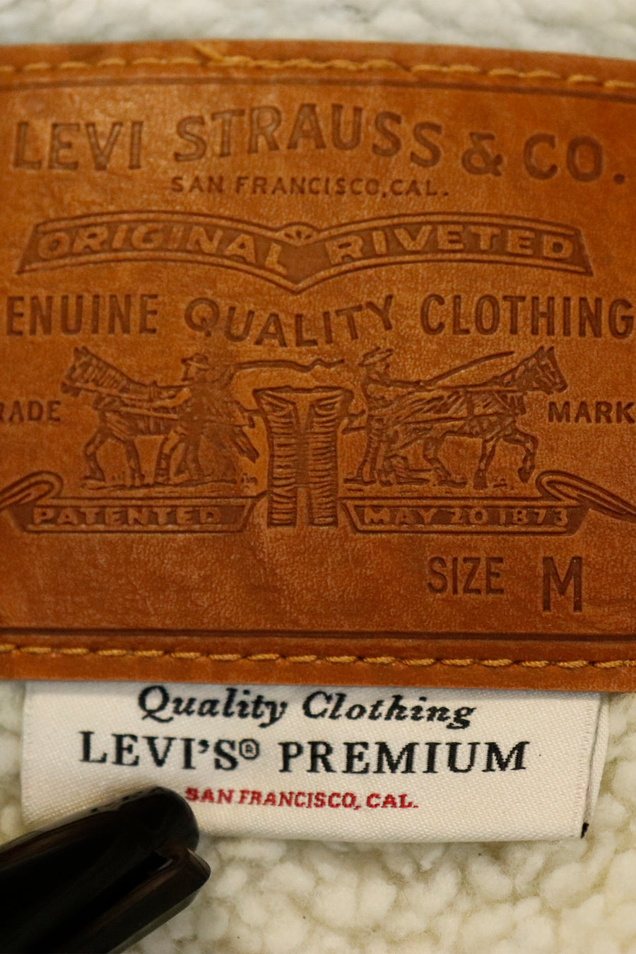 Vintage Levi Lined Demin Jacket Sz M