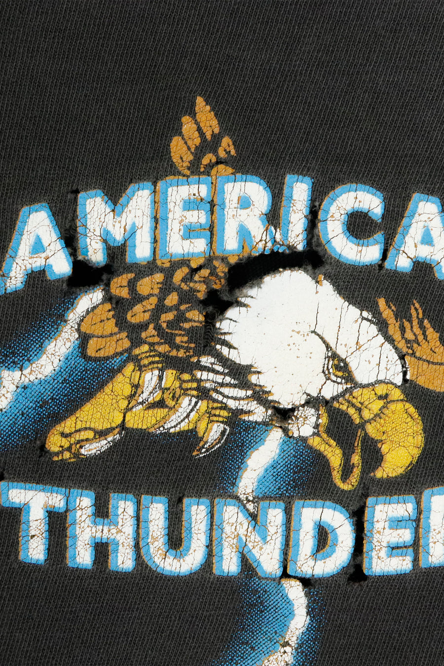 Vintage American Thunder Panther With Lightning T Shirt Sz XL