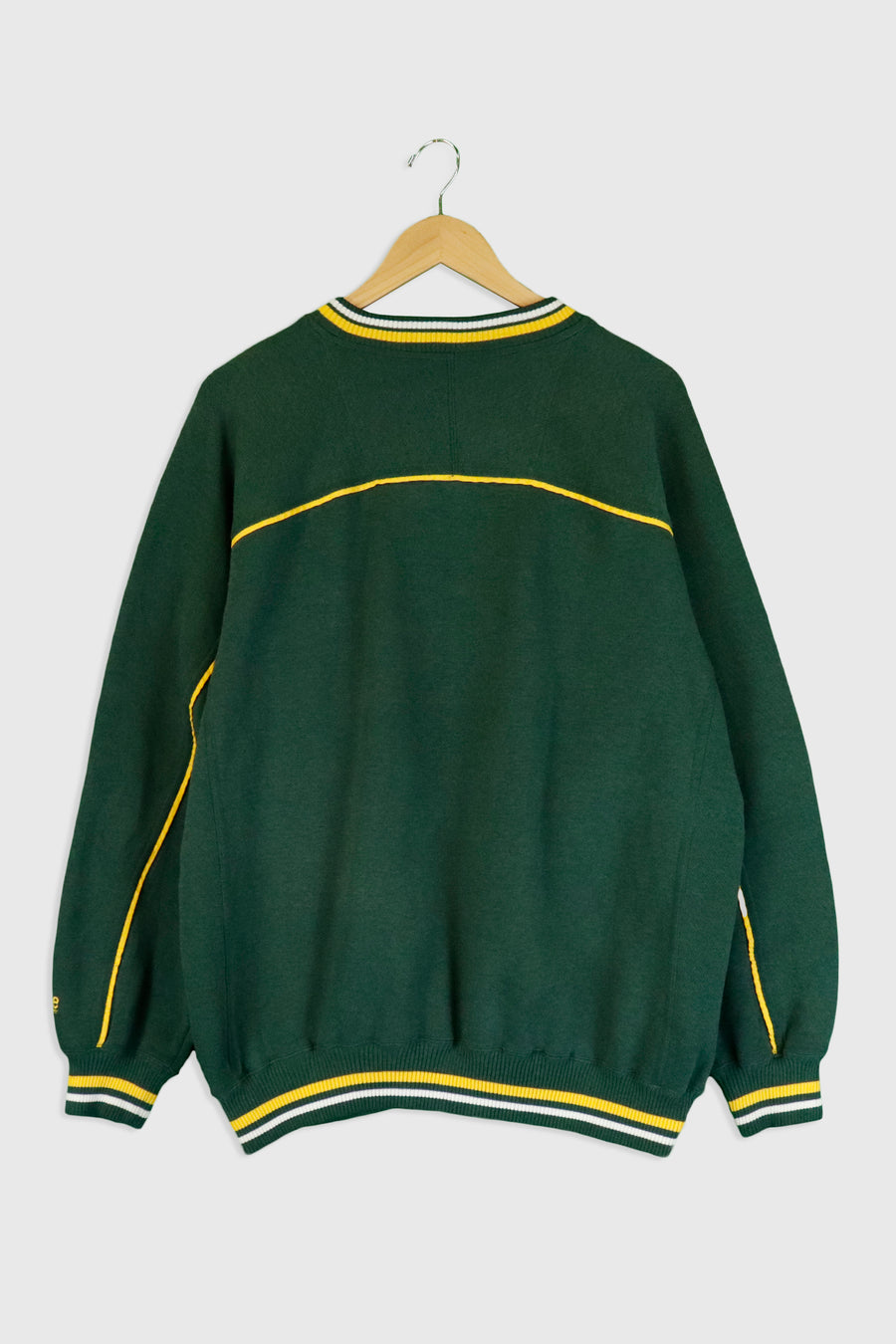 Vintage NFL Green Bay Packers V Crewneck Sweatshirt Sz L