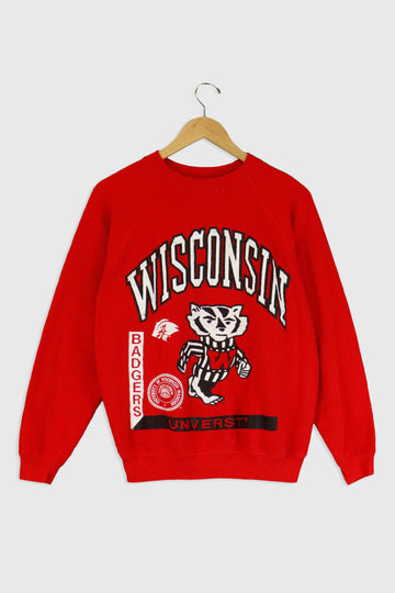 Vintage Wisconsin Badgers University 'Numen Lumen' Sweatshirt Sz L