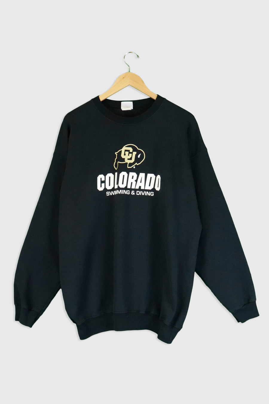 Vintage Colorado University Swim Team Sweatshirt Sz XL