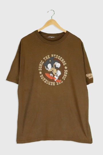 Vintage Sinic The Hedgehog Graphic T Shirt Sz XL