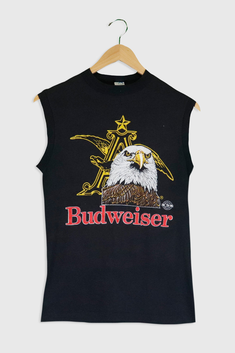 Vintage Budweiser Eagle Image Tank T Shirt Sz M