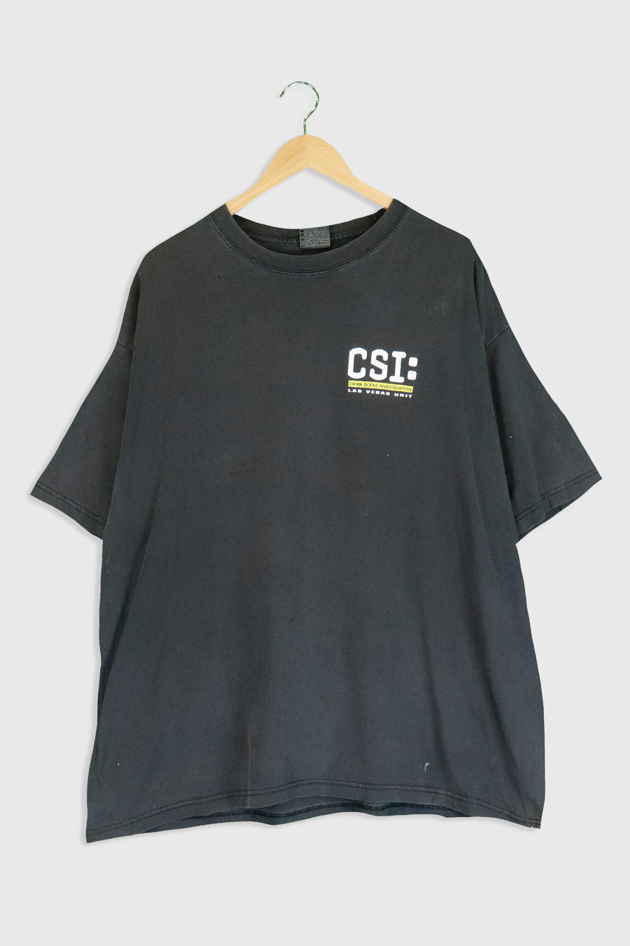 Vintage CSI Crime Scene Las Vegas Unit T Shirt Sz 2XL
