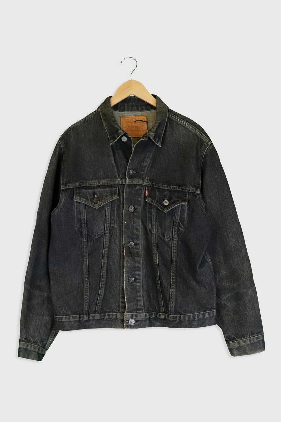 Vintage Levis Denim Full Button Franot Pockets Jacket