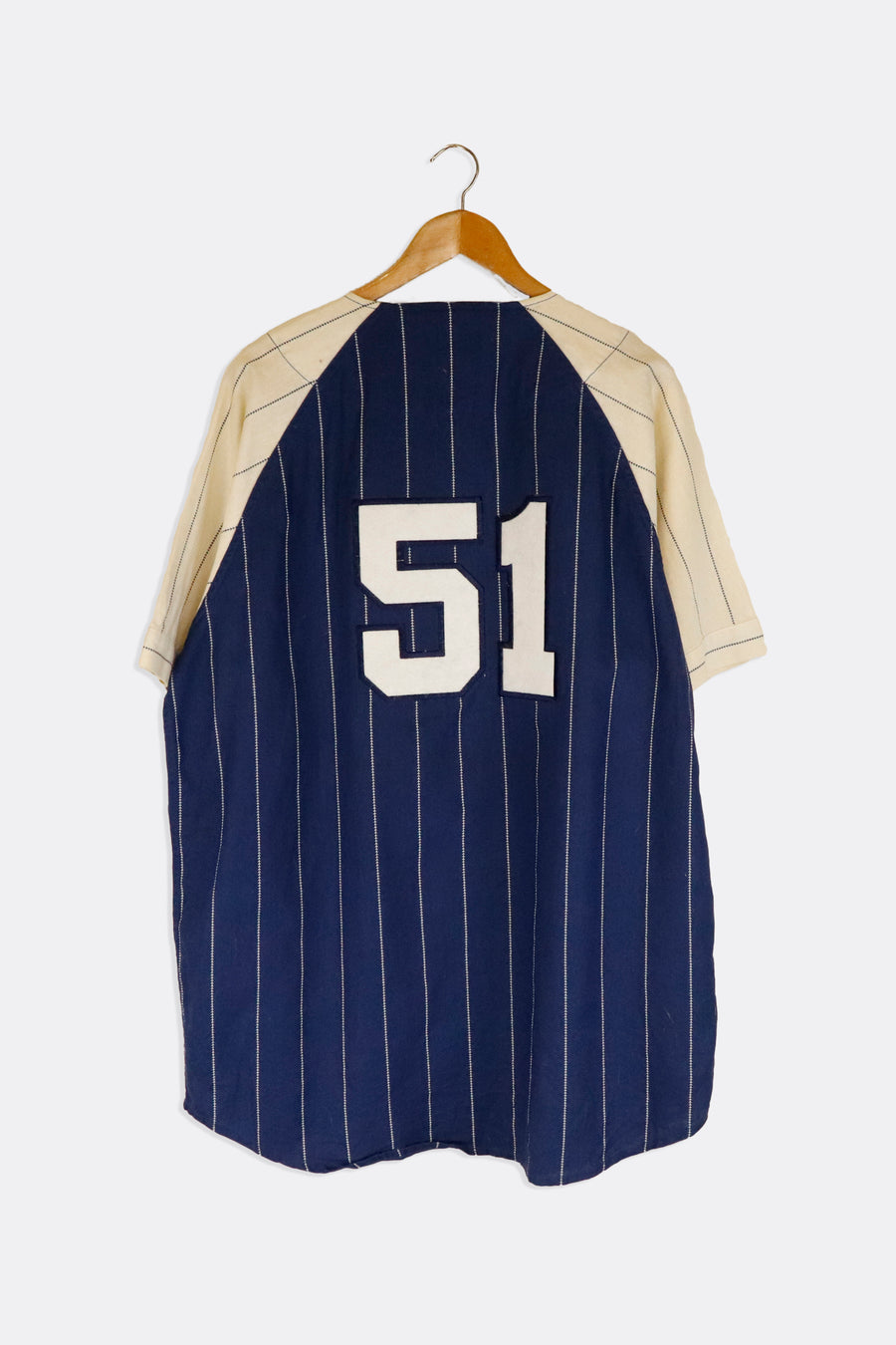 Vintage MLB New York Genuine Merch By Mirage Base Ball Jersey Sz L