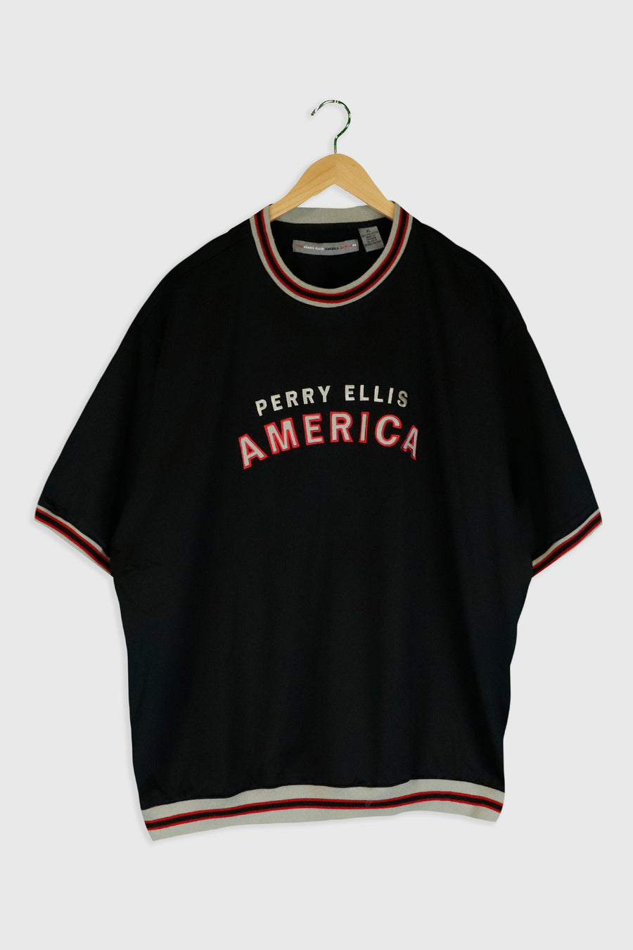 Vintage Perry Ellis America Patched Jersey Sz XL