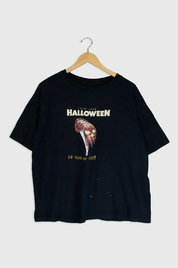 Vintage 1979 - 1998 20 Years Of Terror Halloween T Shirt Sz 2XL