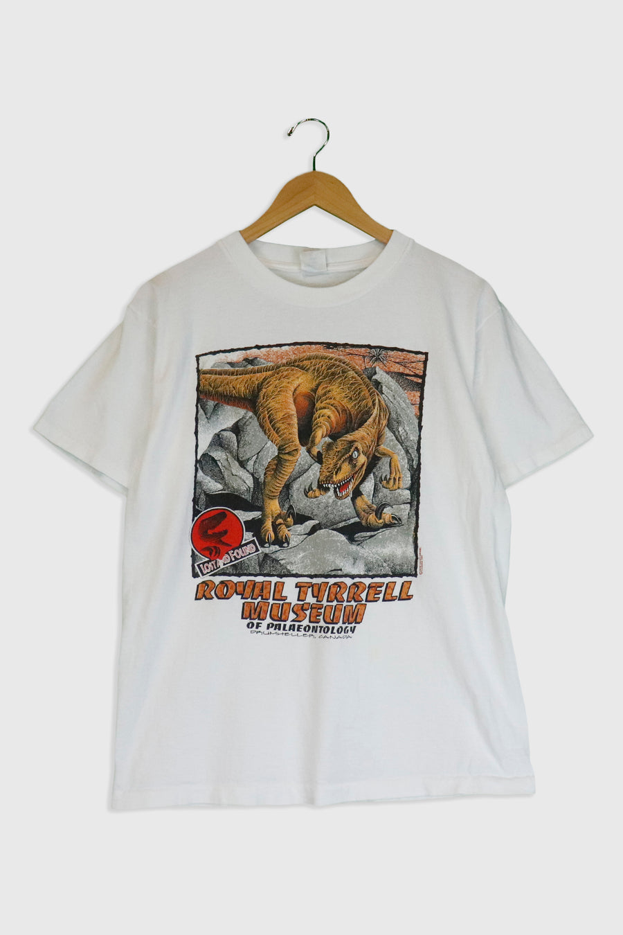 Vintage Royal Tyrrell Museum Of Phalaeontology T Shirt Sz M
