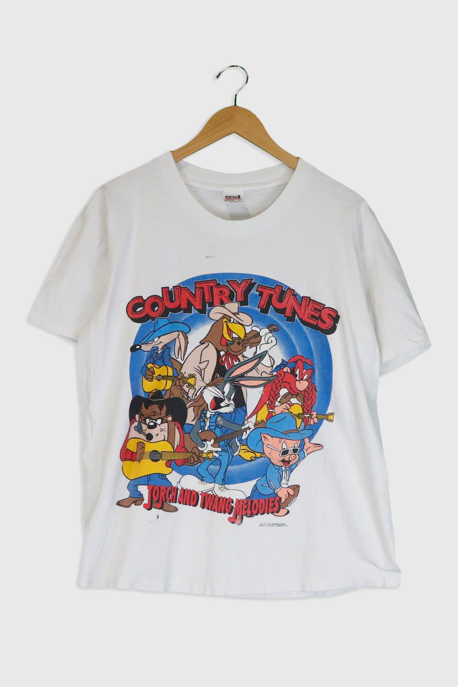 Vintage 1992 Looney Tunes Jorch And Twang Melodies T Shirt Sz L