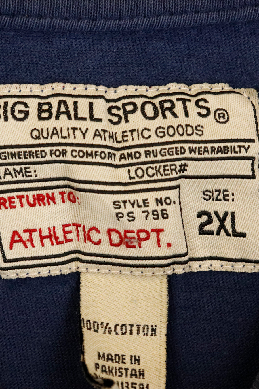 Vintage Penn State Vinyl Block Lettering And Logo Simple T Shirt Sz 2XL