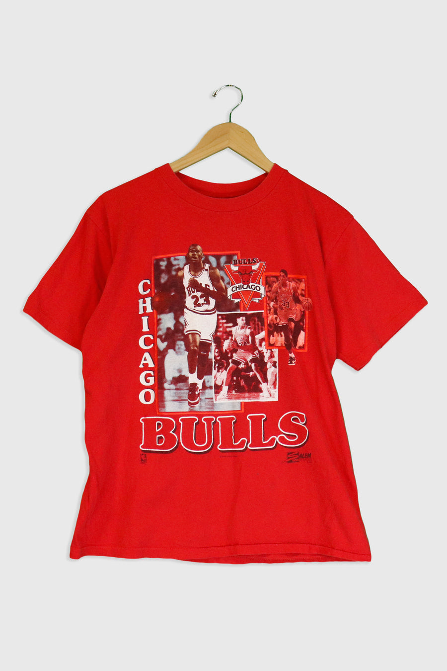 Vintage NBA Chicago Bulls Collage T Shirt Sz L