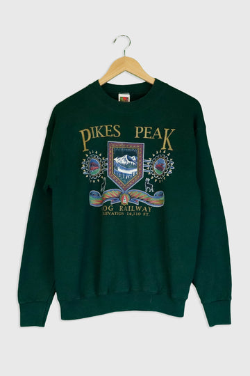 Vintage Pikes Peak Cog Railway Sweatshirt Sz M