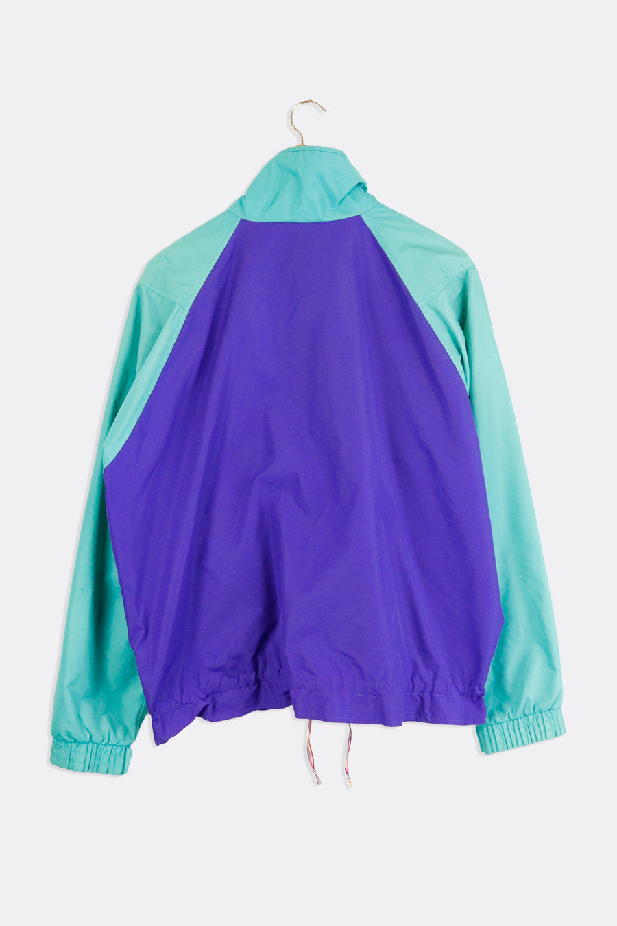 Vintage Sigment Gear Full Zip Color Block Neon Zippers Wind Breaker Outerwear